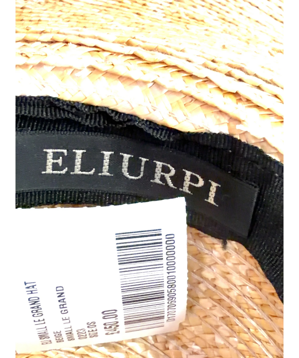 Eliurpi Beige ELI SMALL LE GRAND HAT — detail