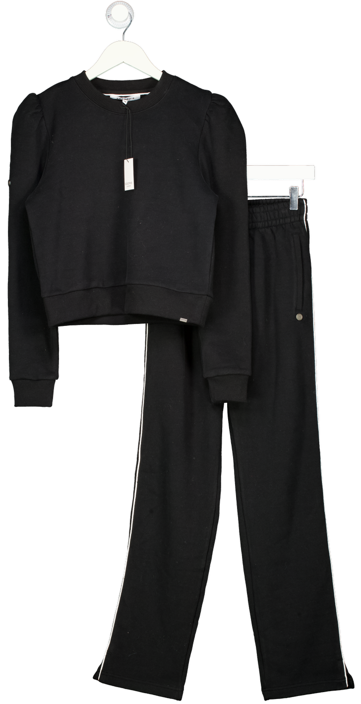 SOSOPHIE LONDON 2-piece Black Cloud Sweatshirt & Relaxed Jogger Set UK XS