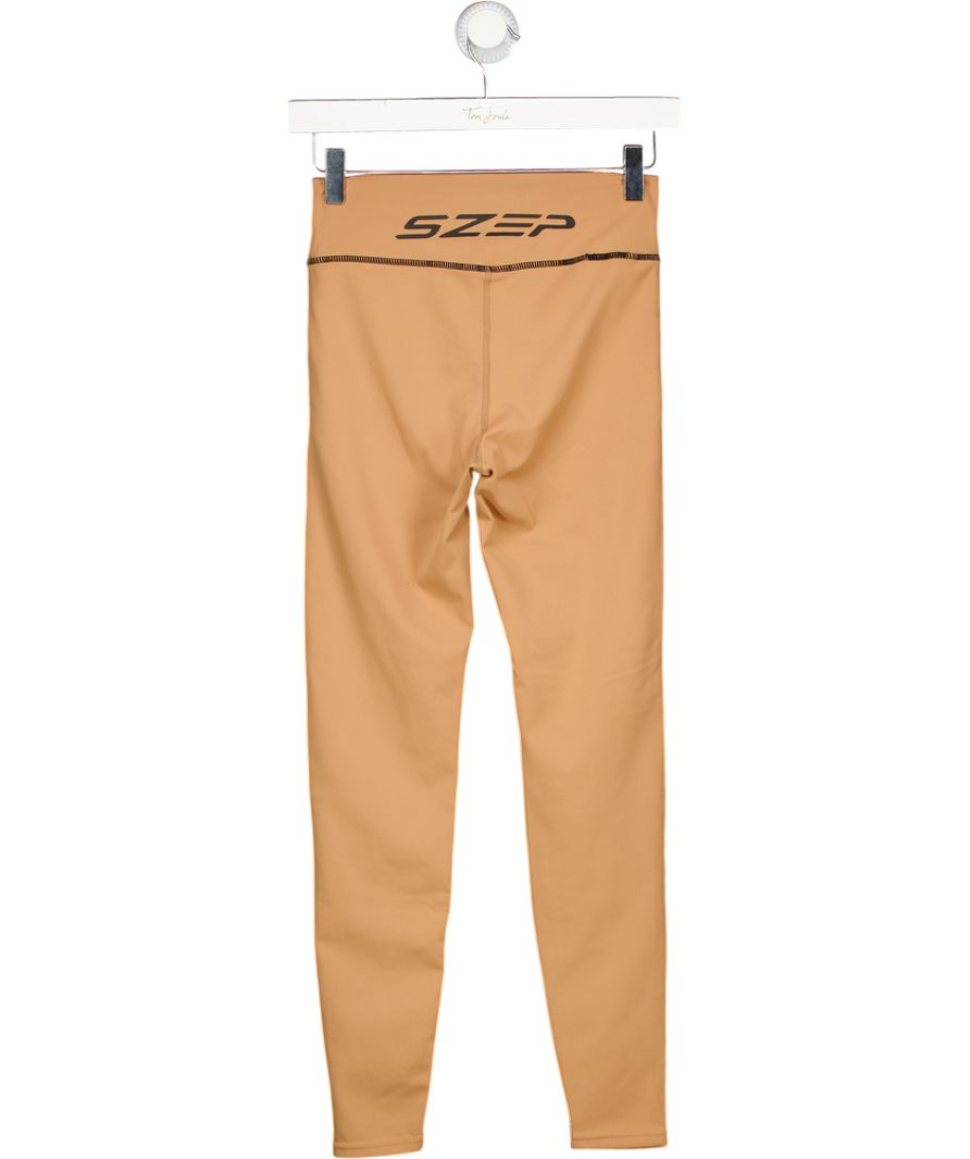 SZEP Beige Active Wear Leggings UK S