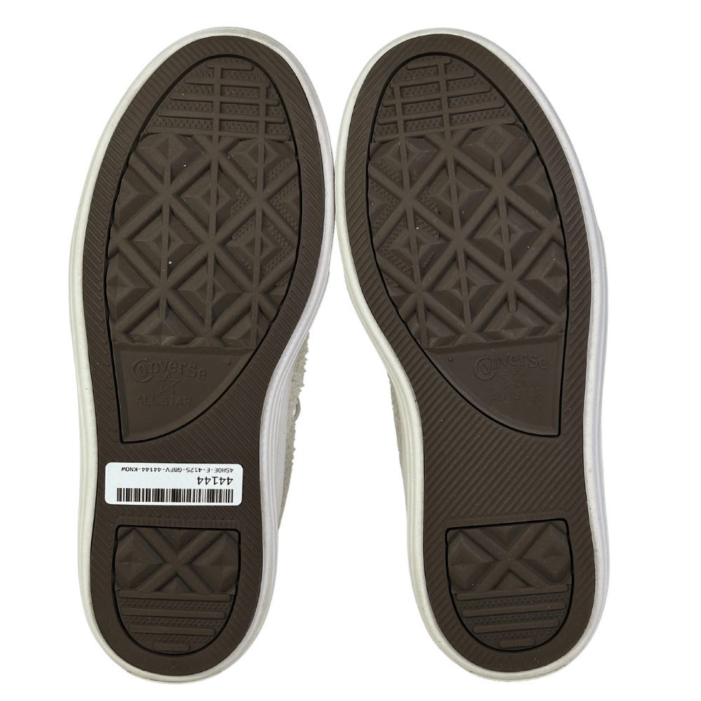 Converse Cream All Star Move Platform Trainers Sherpa UK 6 EU 39 👠