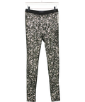 FRENCH CONNECTION Metallic Sequin Sparkle Leggings UK S