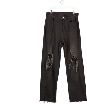 Arcana Black Destroyed Denim Jean W32