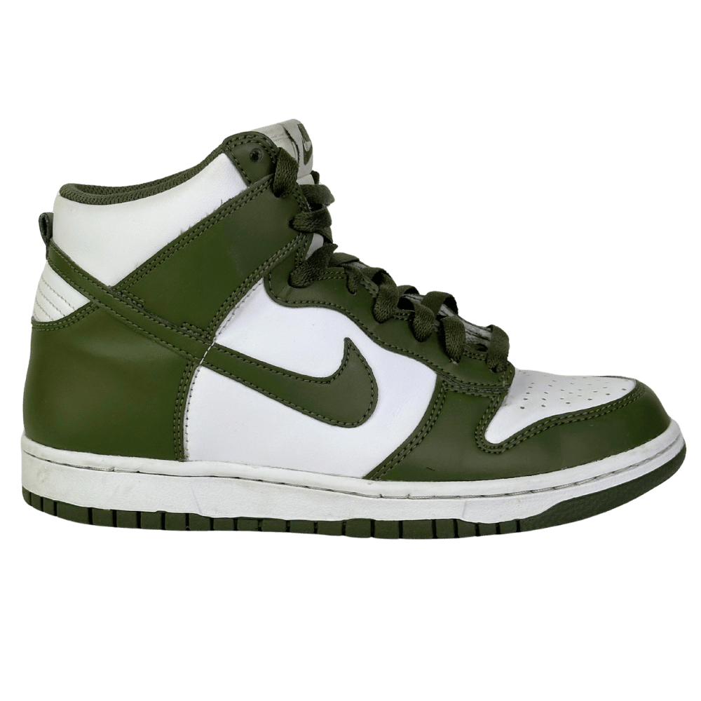 Nike Green Dunk High Gs 'olive Green' trainers UK 6 EU 39 👠
