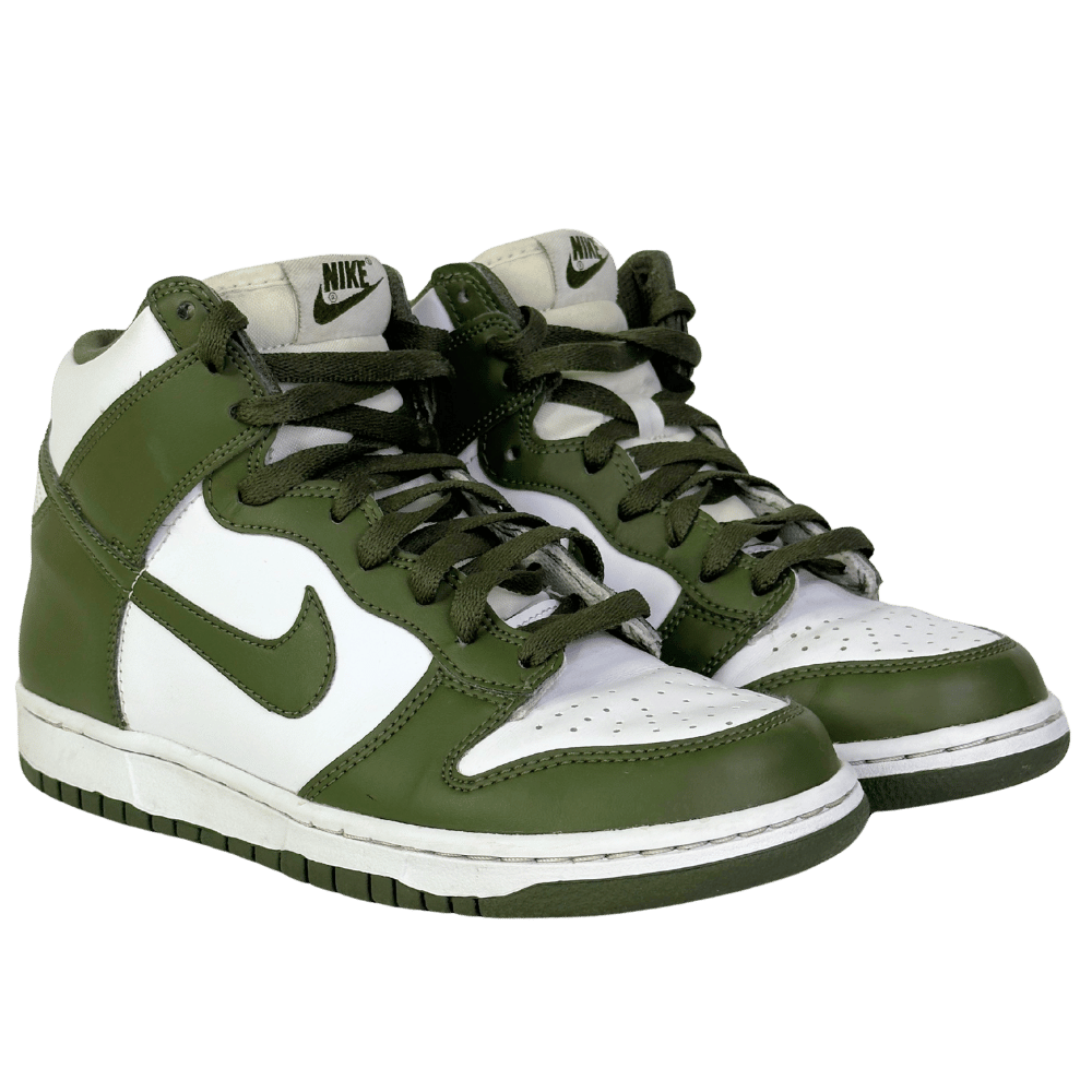Nike Green Dunk High Gs 'olive Green' trainers UK 6 EU 39 👠