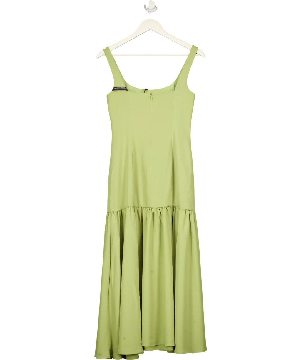Six Stories Green Drop Waist Maxi Dress UK 8