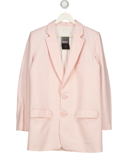 TIBI NEW YORK Baby Pink Viscose / Linen Blend Oversize Blazer Us6 UK 10