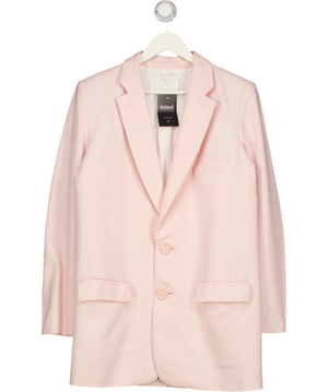 TIBI NEW YORK Baby Pink Viscose / Linen Blend Oversize Blazer Us6 UK 10