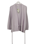 LilySilk Grey Lounge Wrap Knit Cardigan UK XS