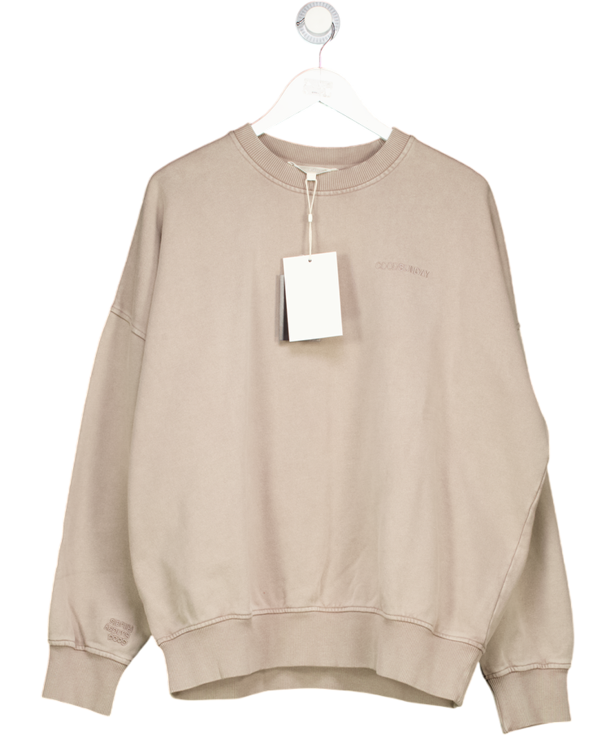 GOODSUNDAY Beige Sunday Sweatshirt UK M