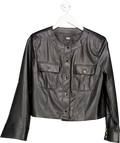 PAIGE Black Verity Jacket UK M