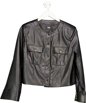 PAIGE Black Verity Jacket UK M