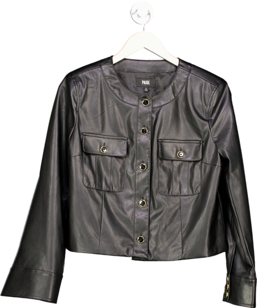 PAIGE Black Verity Jacket UK M