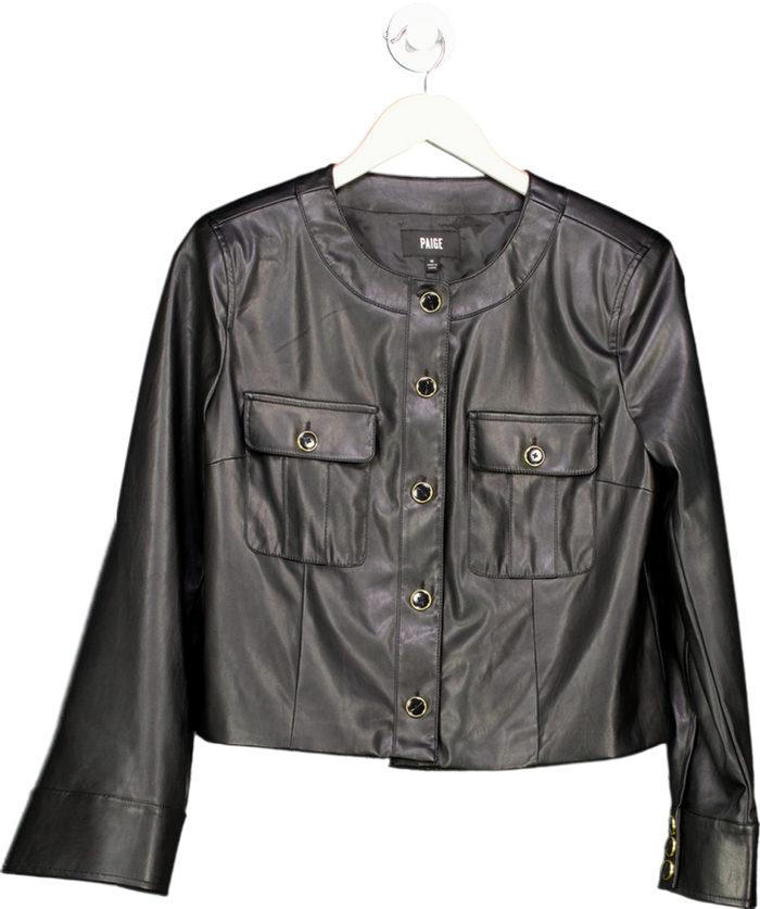 PAIGE Black Verity Jacket UK M