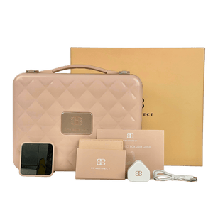 BEAUTIFECT Nude Portable Vanity Case With Led Lighted Mirror