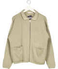 Brothers And Kin Brown Stack Knit Zip Up UK M