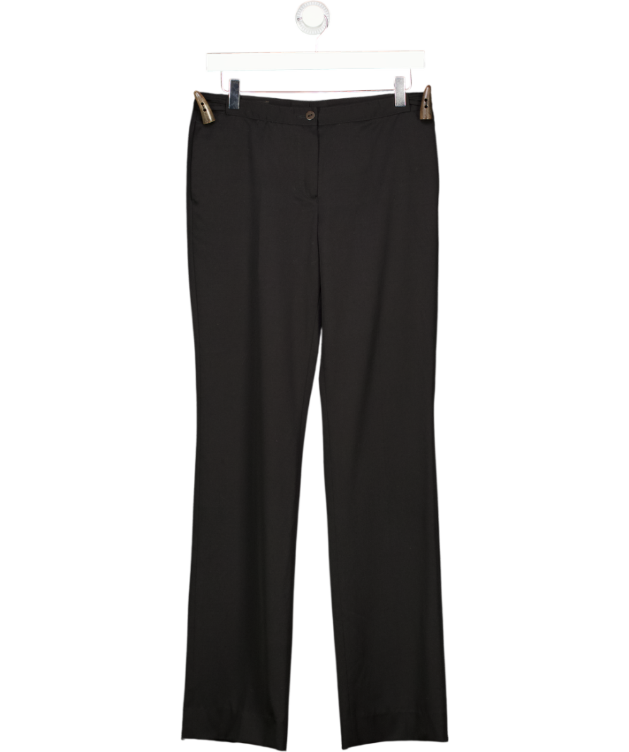 Burberry Black Cotton Twill Chinos UK 6