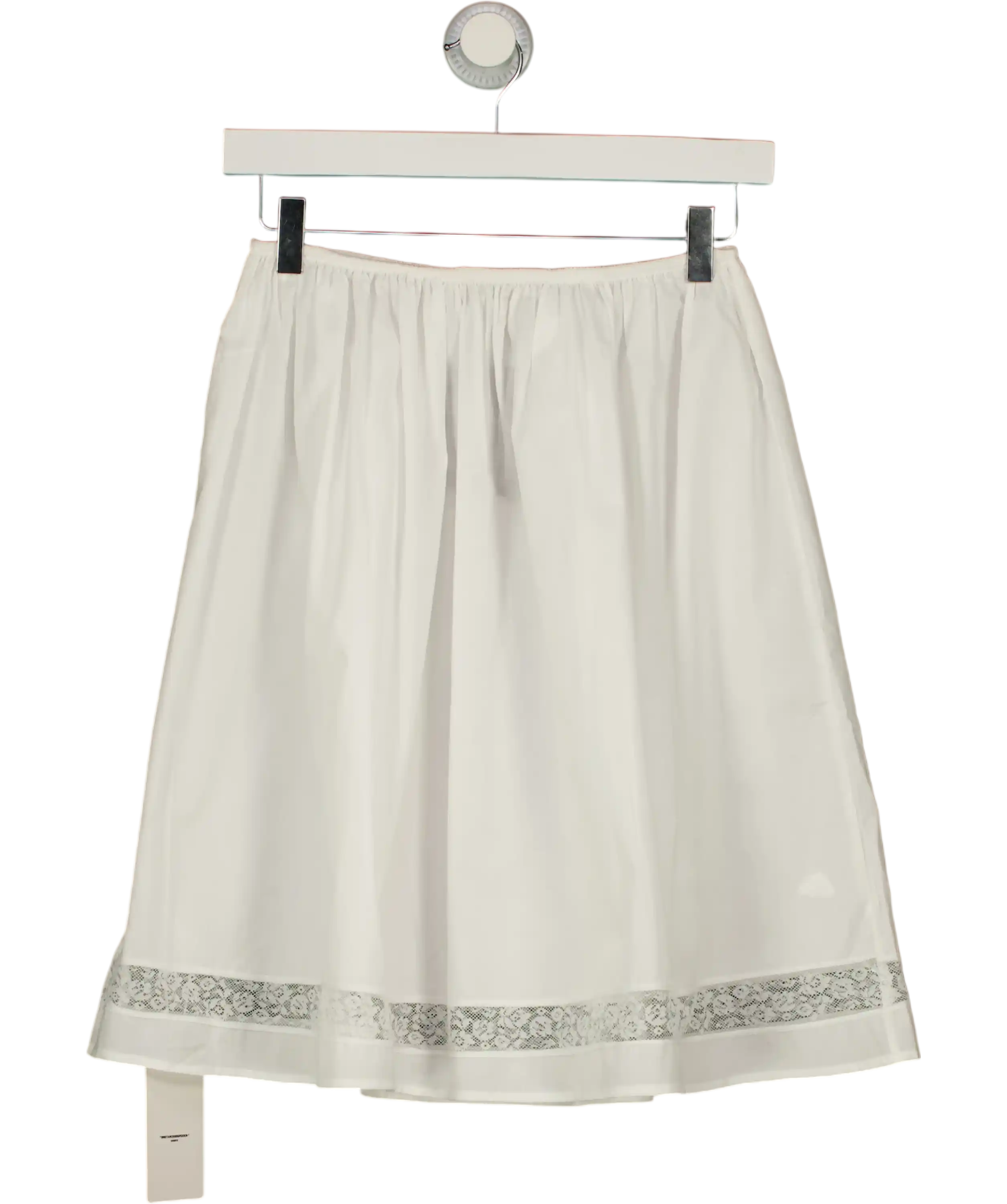 IMNOTAMORNINGPERSON White The Blooming Classic Skirt UK S/M