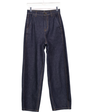 ARKET Dark Blue Barrel-leg Jeans UK 6