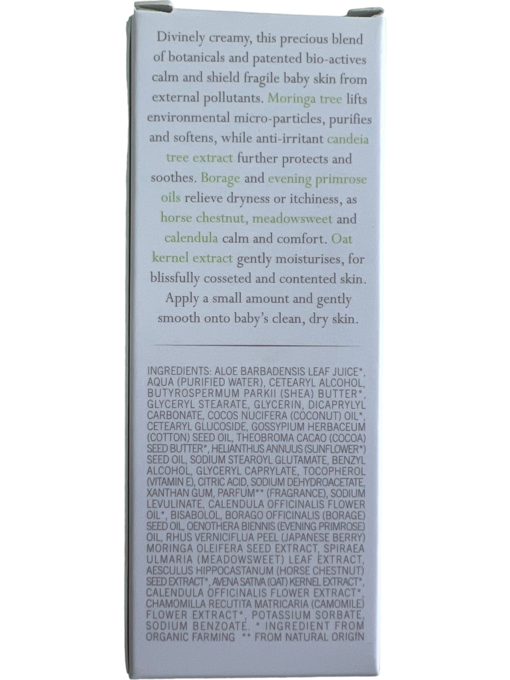 Little Butterfly London Organic Anti-Pollution Baby Face Cream 12.5ml