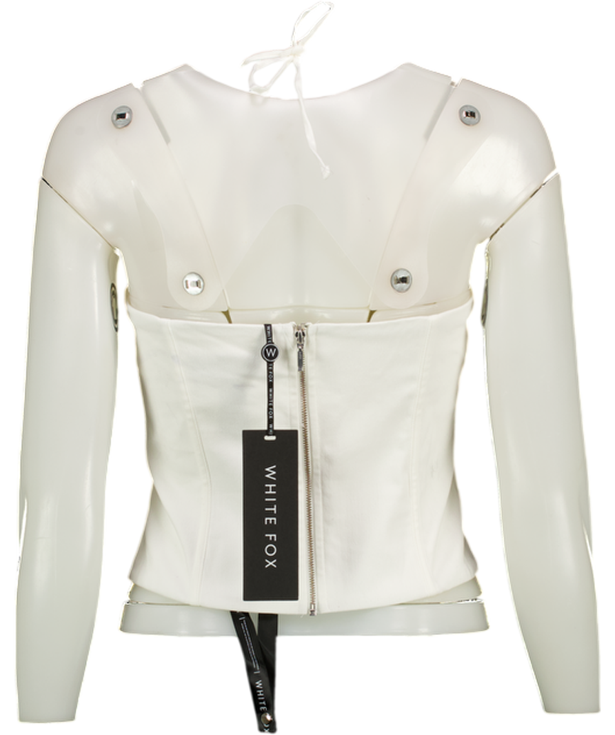 White Fox White After Party Bustier UK M