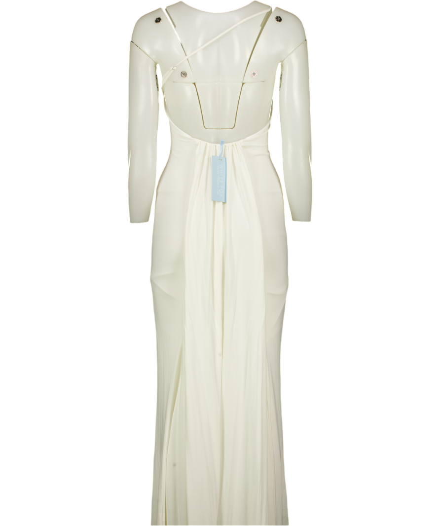 WHITE FOX Our Love Story Maxi Dress Off White UK XS