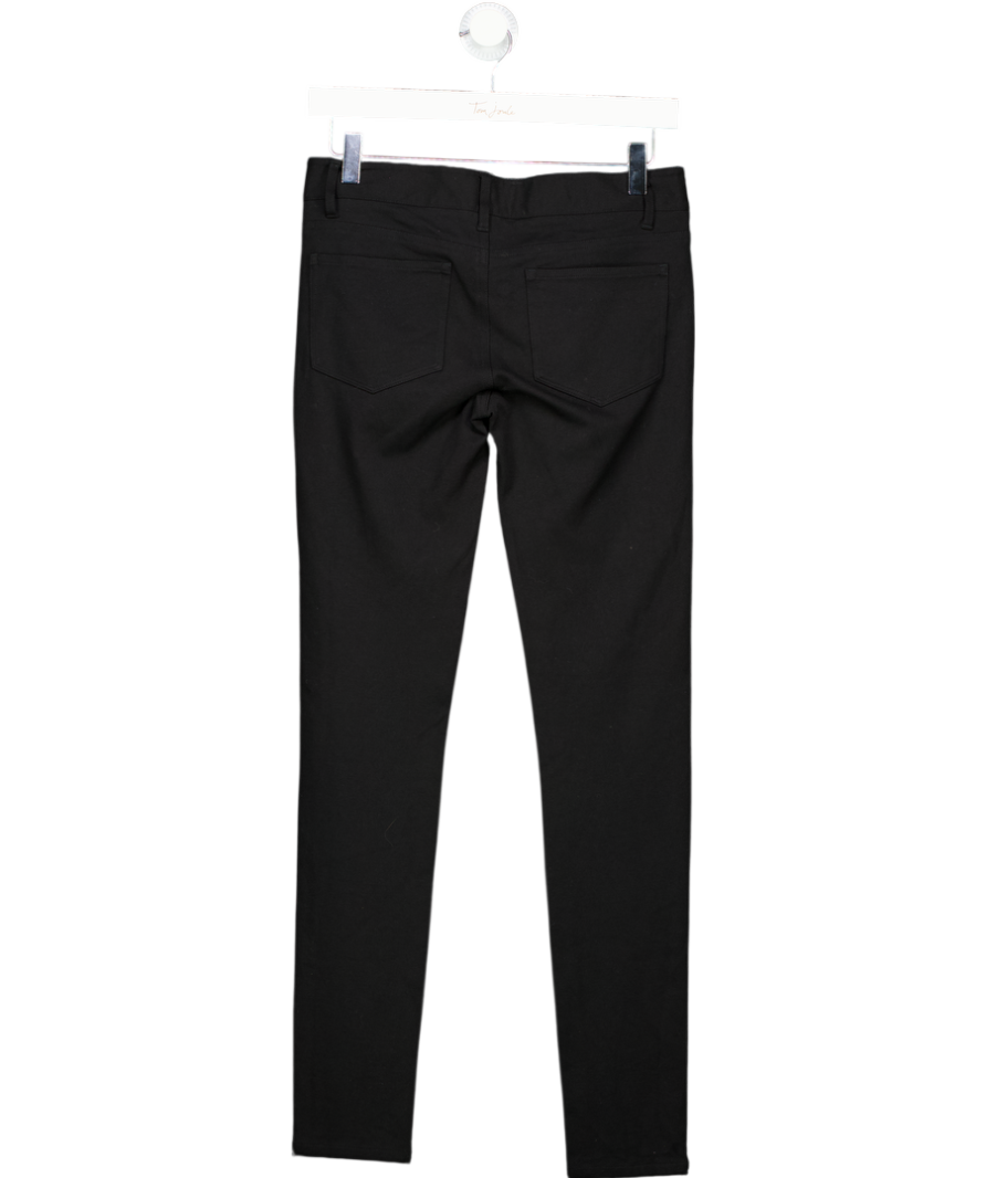 PAIGE Dark Black Low Waisted Verdugo Skinny Jeans W27