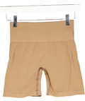 Oner Active Brown Seamless Shorts With Logo UK S