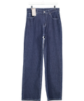 Missguided Blue Pinstripe Denim Wide Leg High Rise Jeans W29