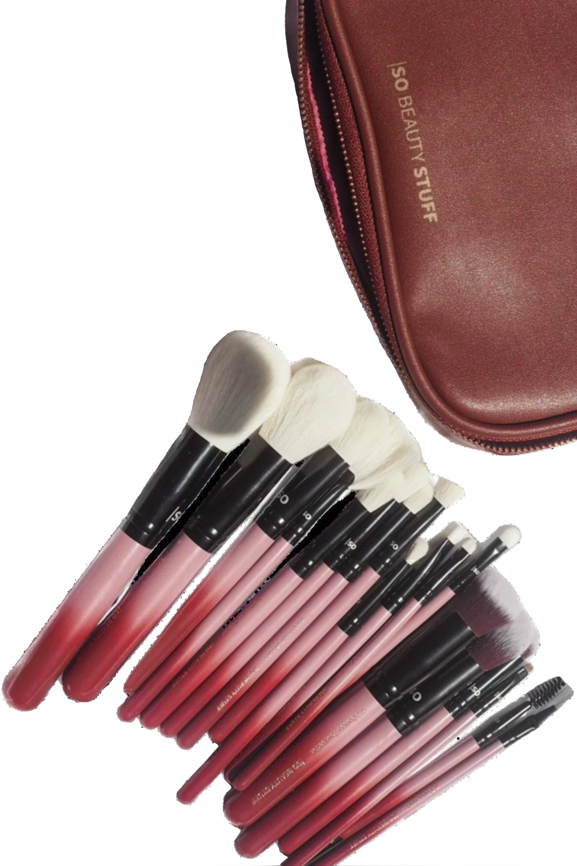 So Beauty Stuff "So Complete" Luxury Vegan & Cruelty Free 18pc Everyday Makeup Brush Set