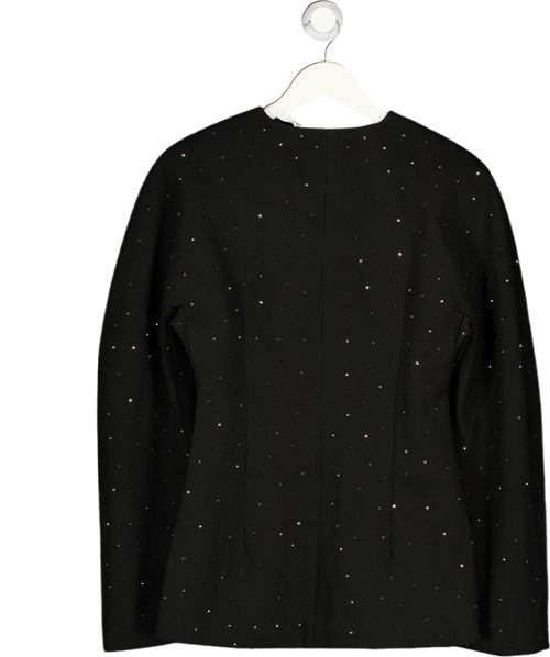 ARRANGE Hot Fix Tailored Ovoid Sleeve Blazer In Black UK 10