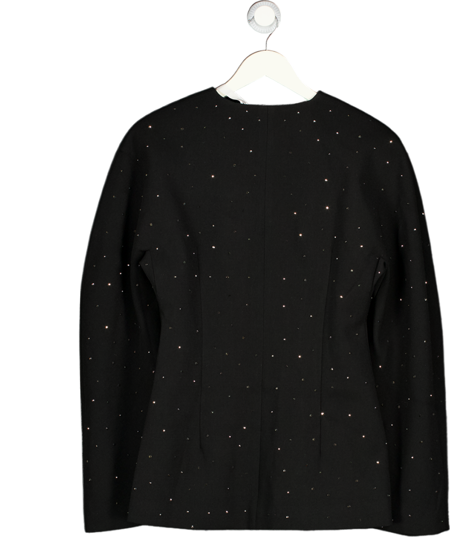 ARRANGE Hot Fix Tailored Ovoid Sleeve Blazer In Black UK 10