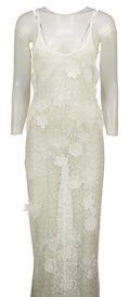 SNDYS White Vesper Maxi Dress UK M