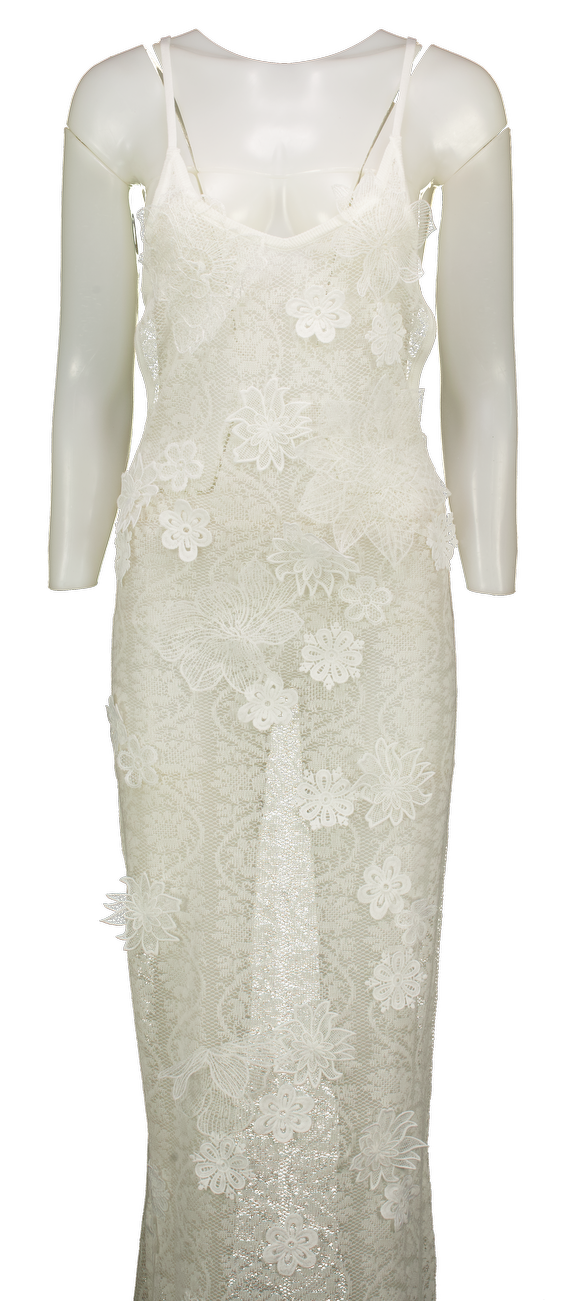 SNDYS White Vesper Maxi Dress UK M