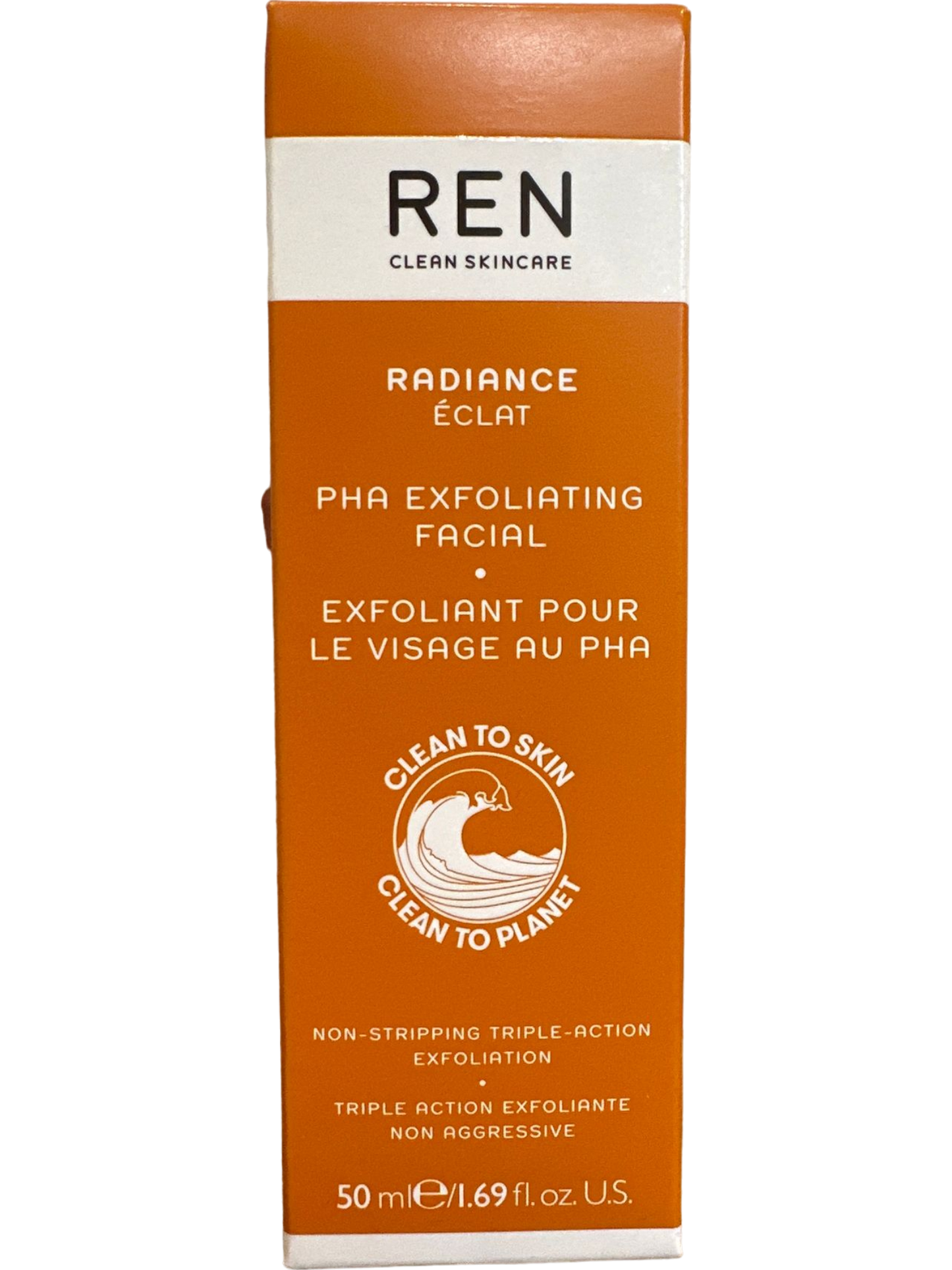 REN Clean Skincare Orange PHA Exfoliating Facial Gentle Brightening Exfoliator