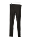 ACNE STUDIOS Black Linen Blend Best Stretch Taper Trousers With Ankle Zips Fr38 UK 10