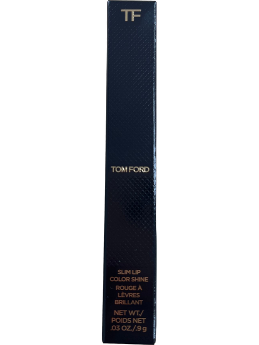 Tom Ford Black Slim Lip Color Shine Lipstick Go-See 9g