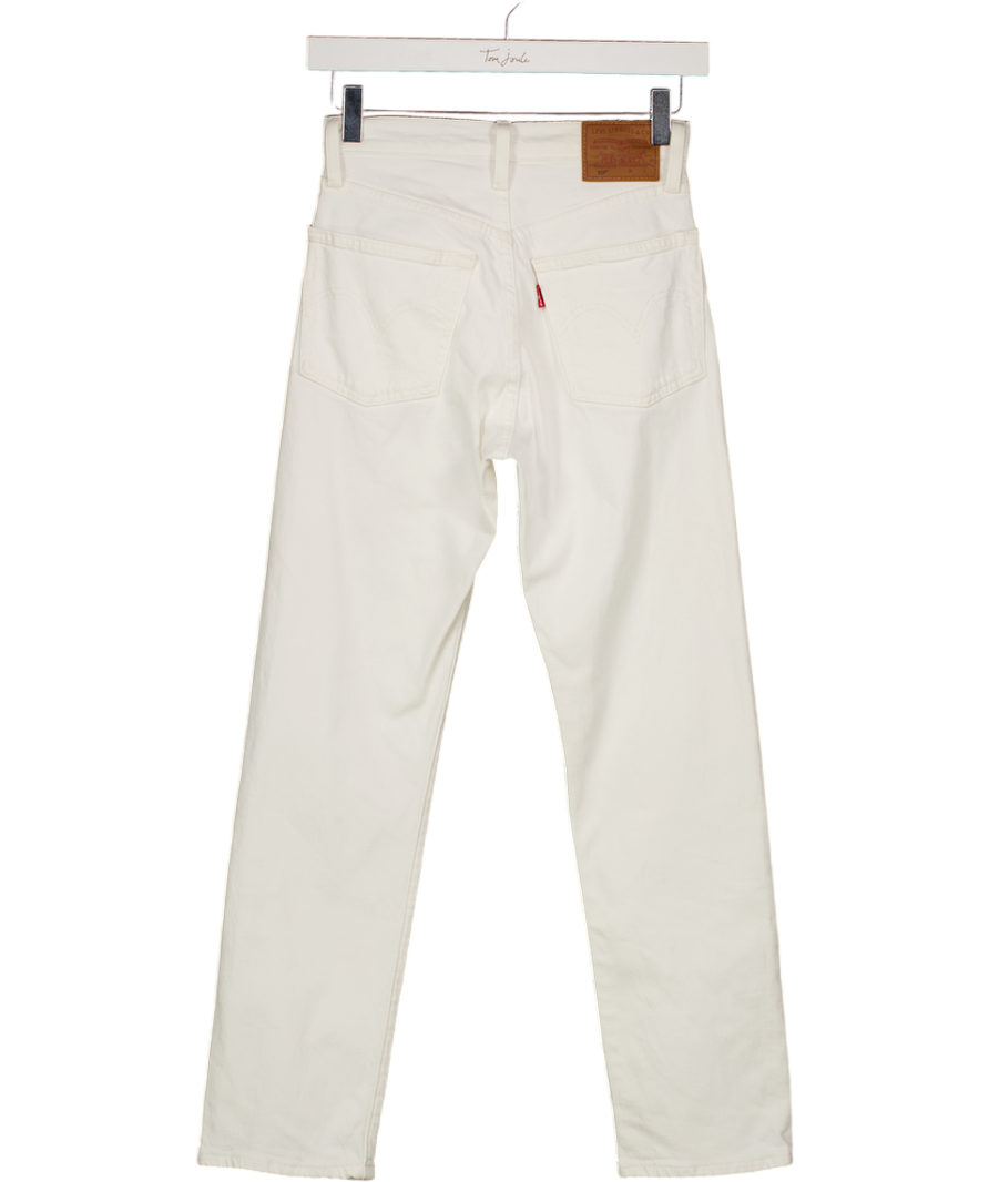 LEVI'S Originals 501 High Rise White Jeans L26 W24