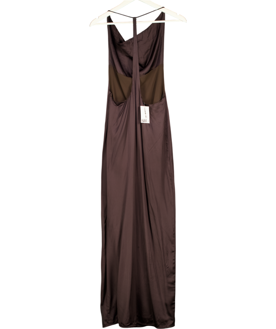 H&M Black Maxi Silk UK S