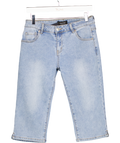 White Fox Blue Annie Low Rise Capri Jeans Vintage UK M