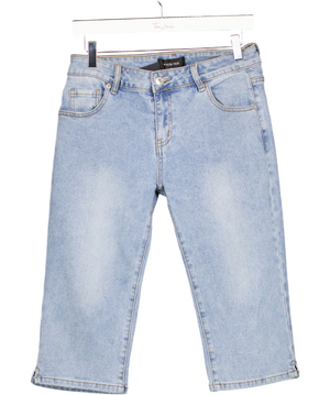 White Fox Blue Annie Low Rise Capri Jeans Vintage UK M