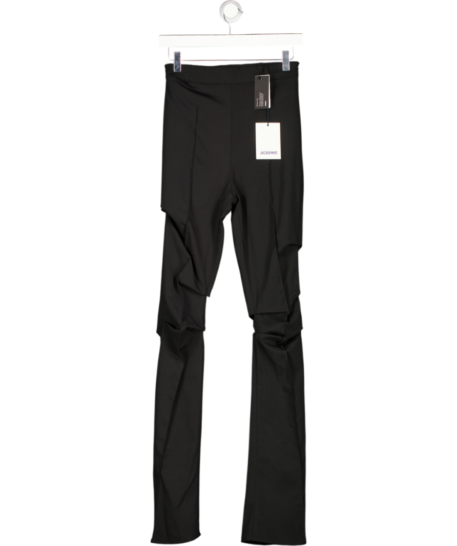 JACQUEMUS Black Le Pantalon Merria Wool-blend Pants Fr34 UK 6