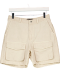 Represent Beige Front Pocket Cargo Short UK S