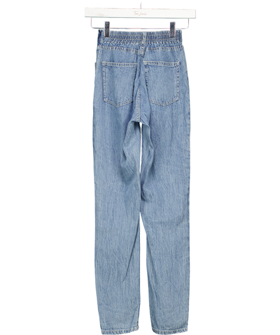 AMERICAN VINTAGE Blue Elastic Waisted Slim Leg Jeans W25