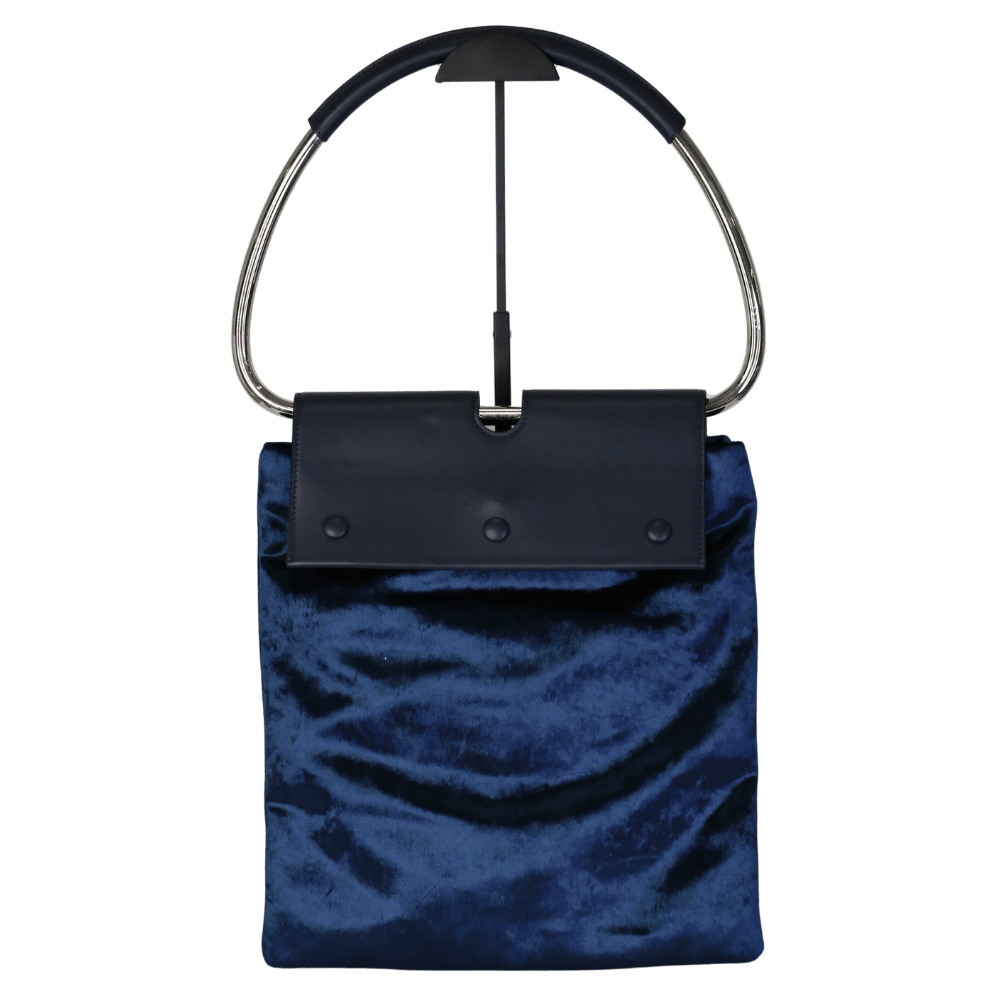 Stee Velvet Blue Shoulder Bag