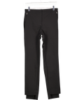 COS Black Step Hem Cigarette Trousers UK 8