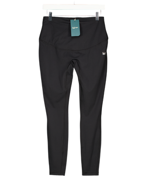 MY PROTEIN Black Maternity Mid Rise Leggings UK M