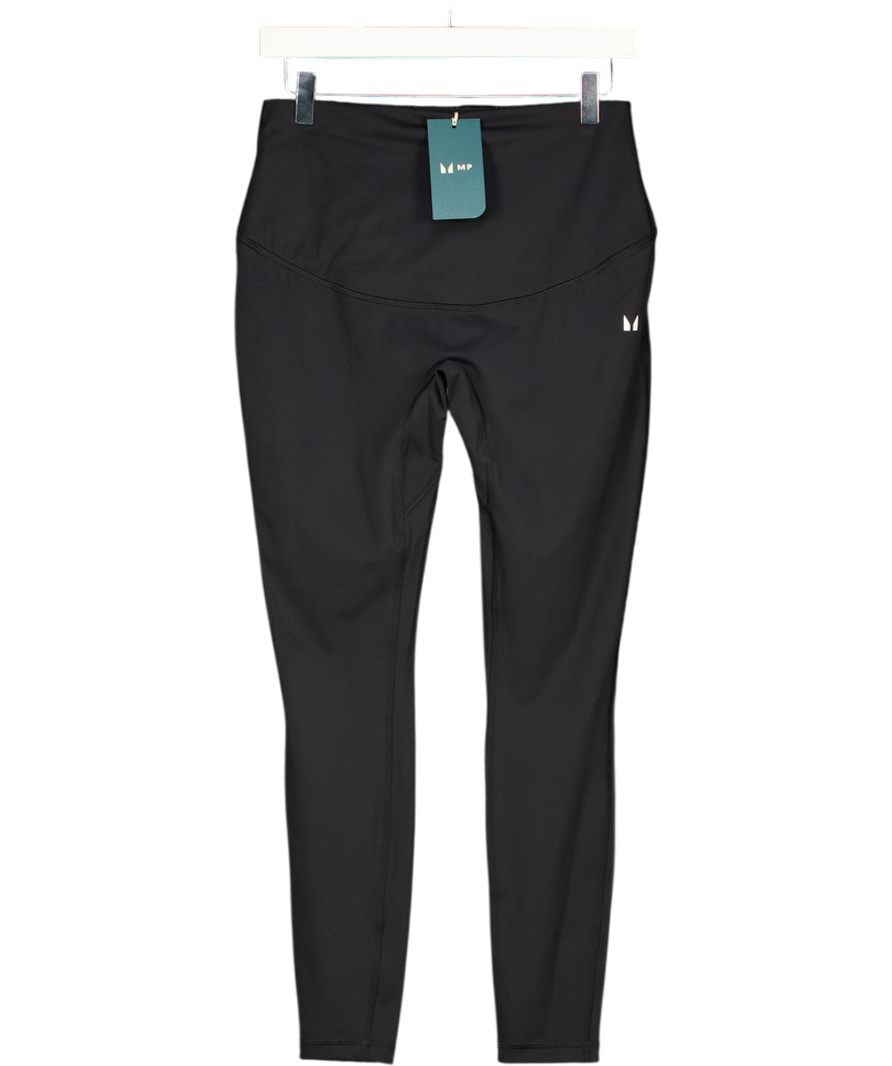 MY PROTEIN Black Maternity Mid Rise Leggings UK M