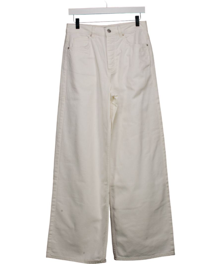 ME + EM White Slouchy Long-length Jeans W26