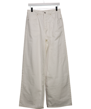ME + EM White Slouchy Long-length Jeans W26
