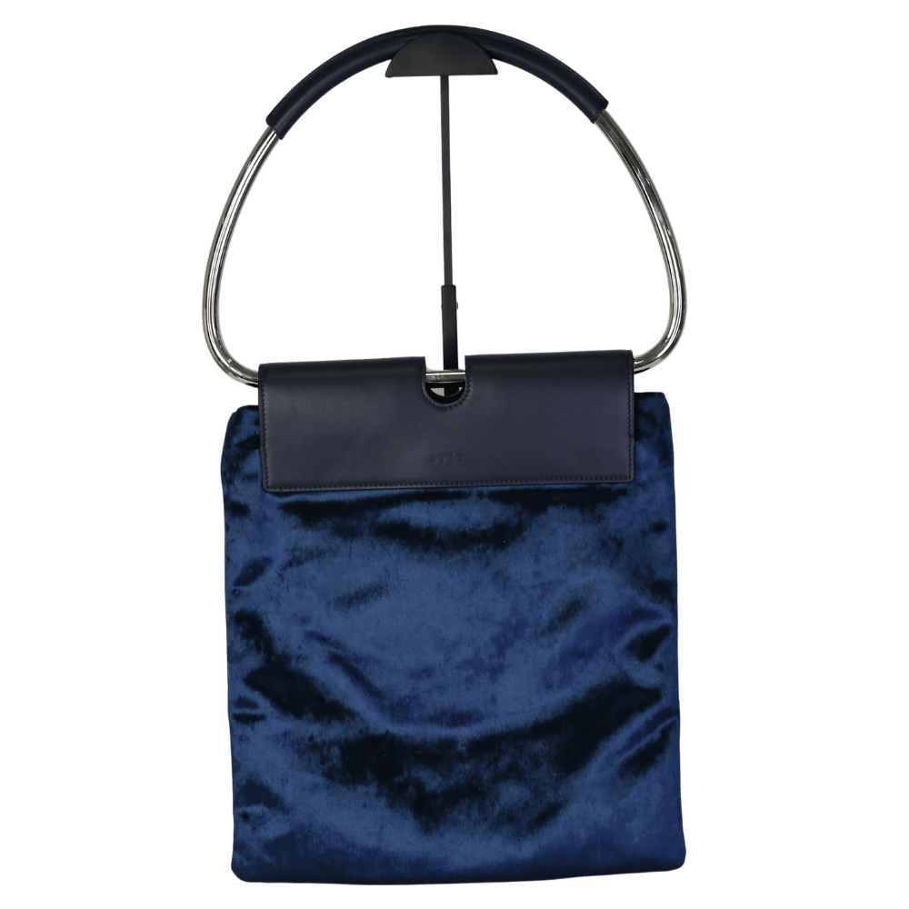 Stee Velvet Blue Shoulder Bag